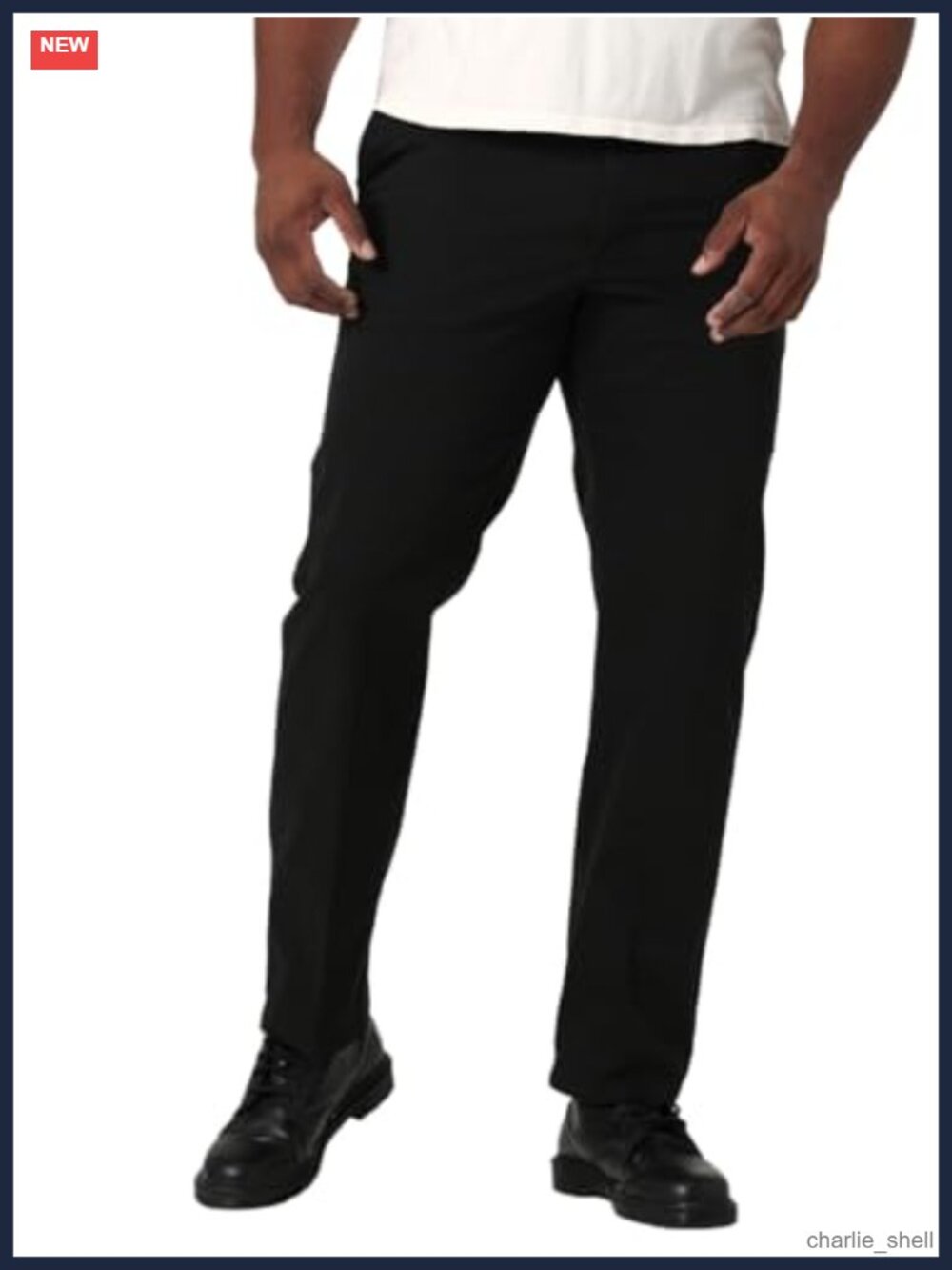 Men's Big & Tall Extreme Motion Flat Front Straight Pants